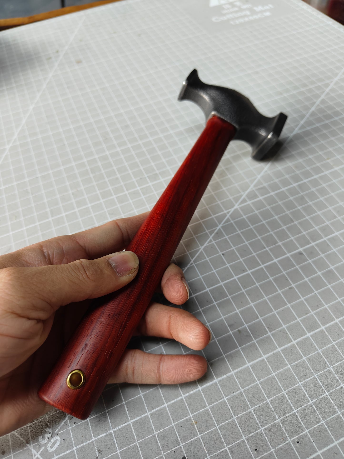 Double head steel hammer