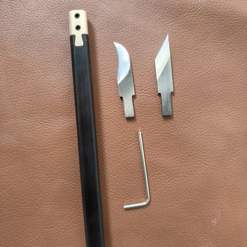 Interchange blade pen pattern knife