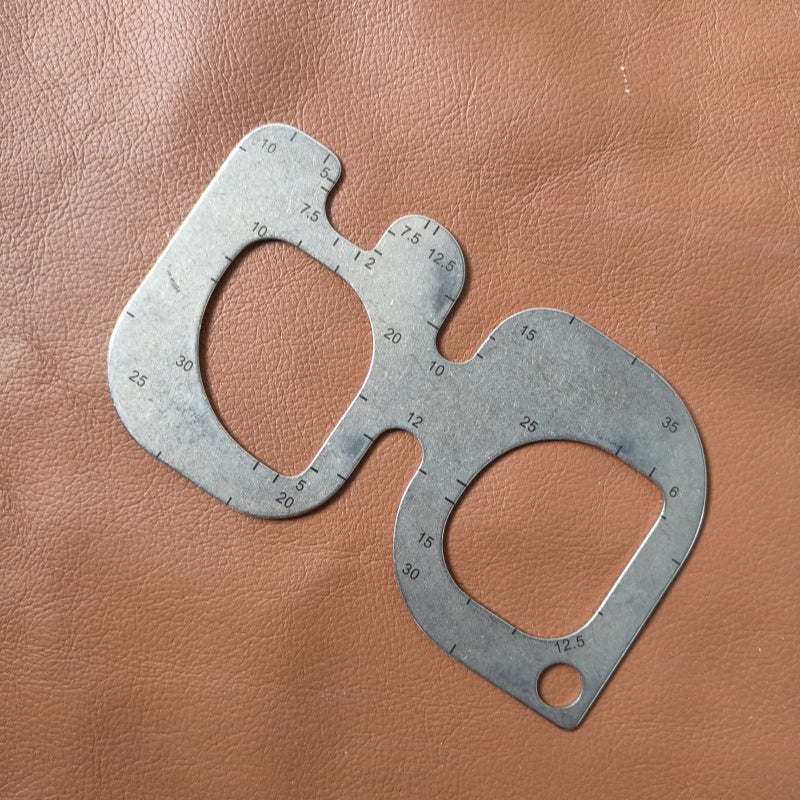 304 Stainless Steel Radius Pattern & Cutting Guide