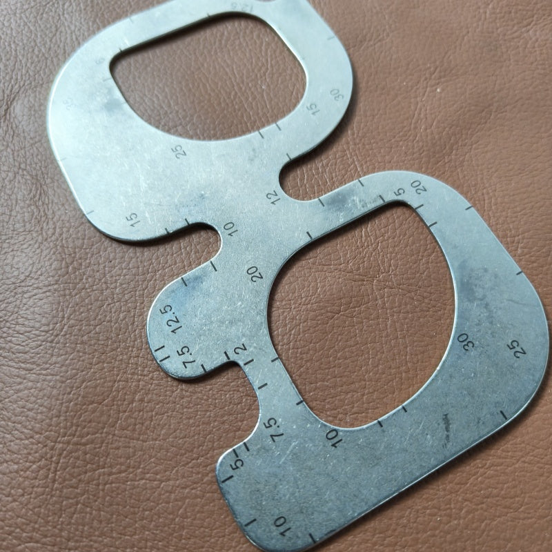 304 Stainless Steel Radius Pattern & Cutting Guide