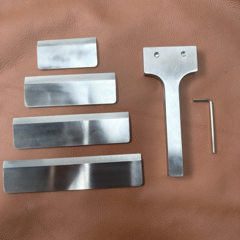 KL interchangeable blade card slot &wallet triming punch