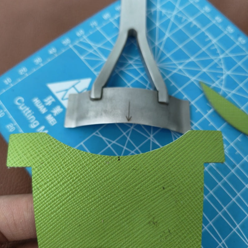 custom made curve card slot punch