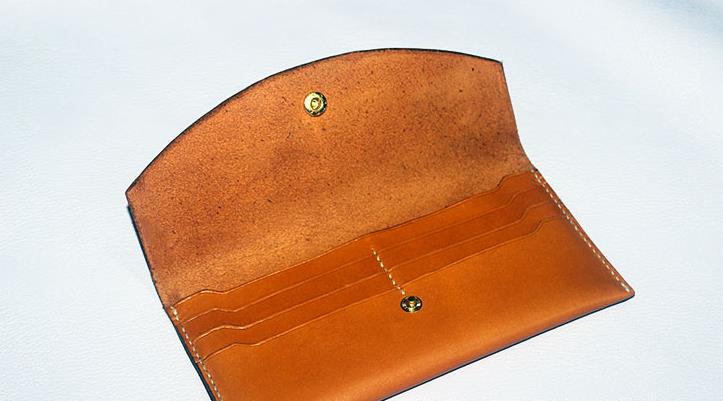 Simple long wallet card die