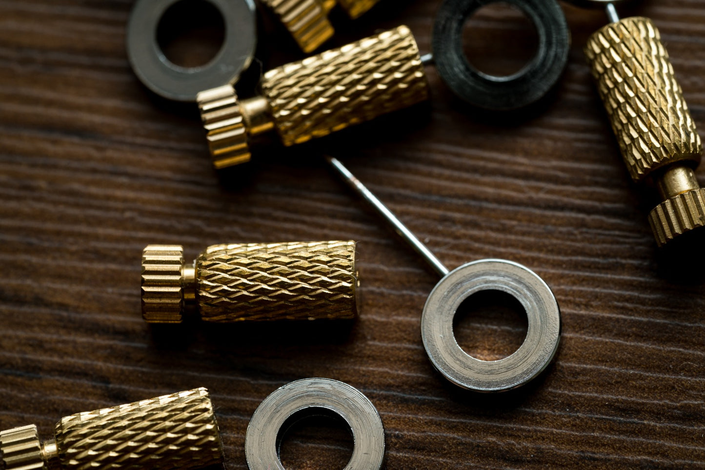Stitching lock pins