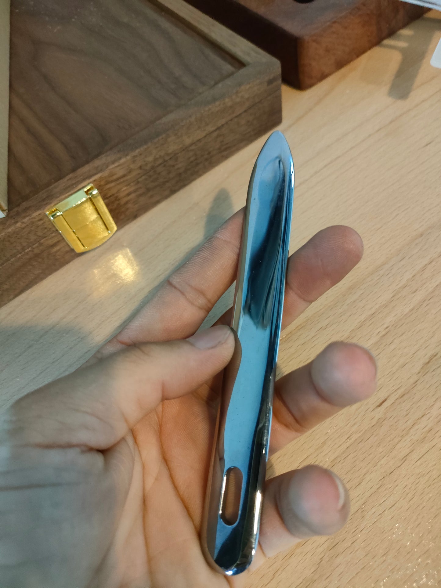 Stainless steel folder