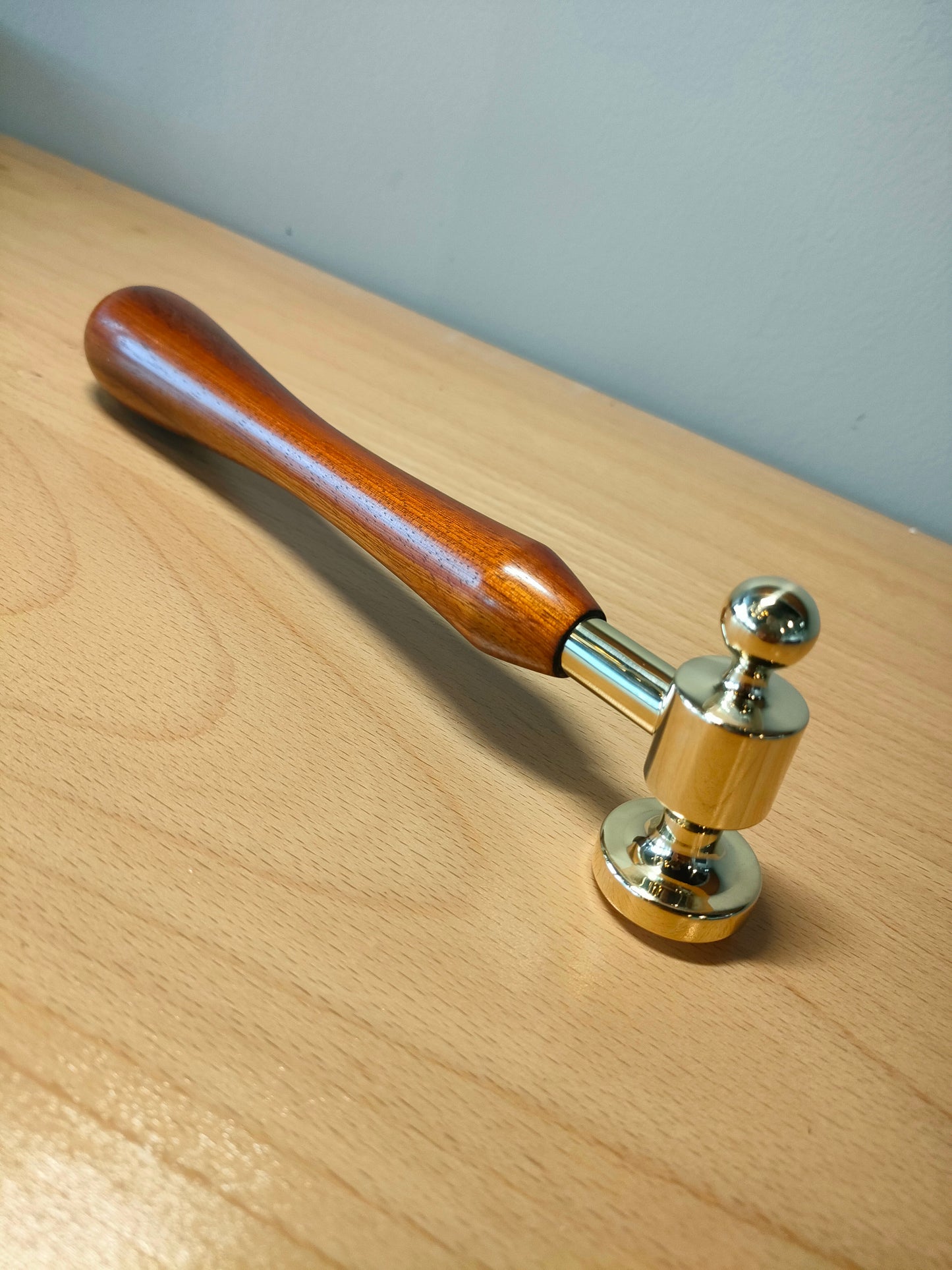 Custom brass hammer