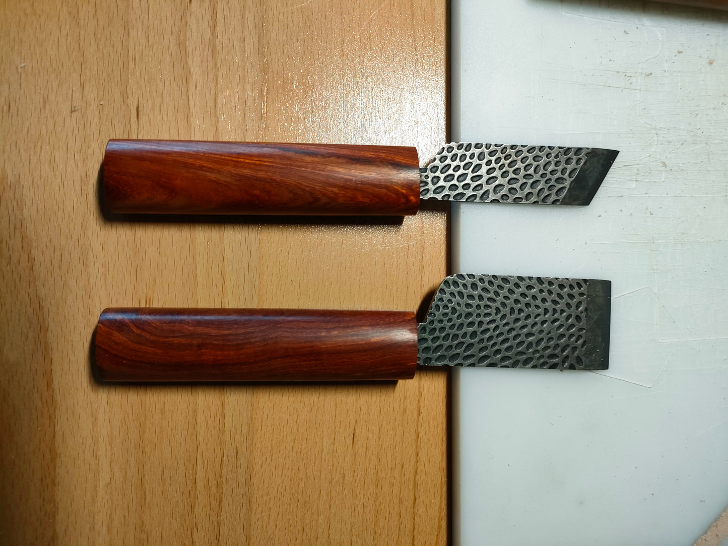 Japanese Style Forged Cutting / Skiving Knife