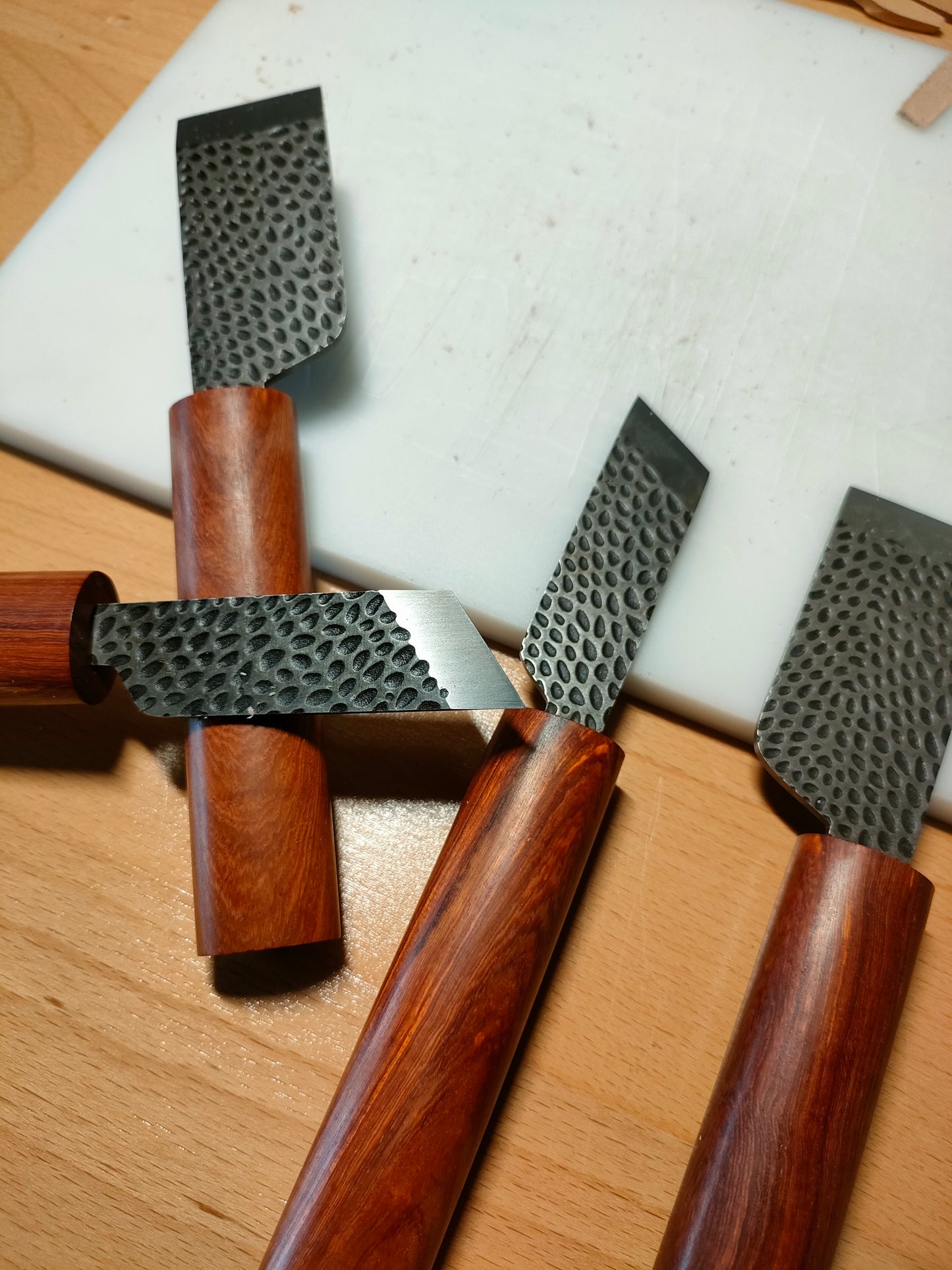 Japanese Style Forged Cutting / Skiving Knife