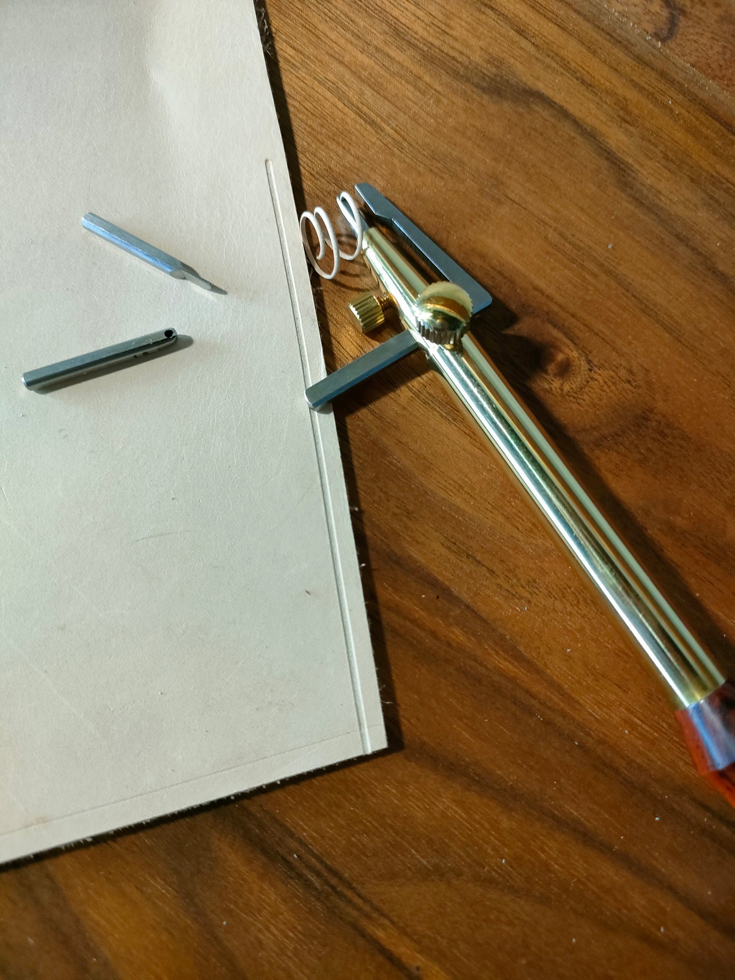 Premium brass stitiching groover