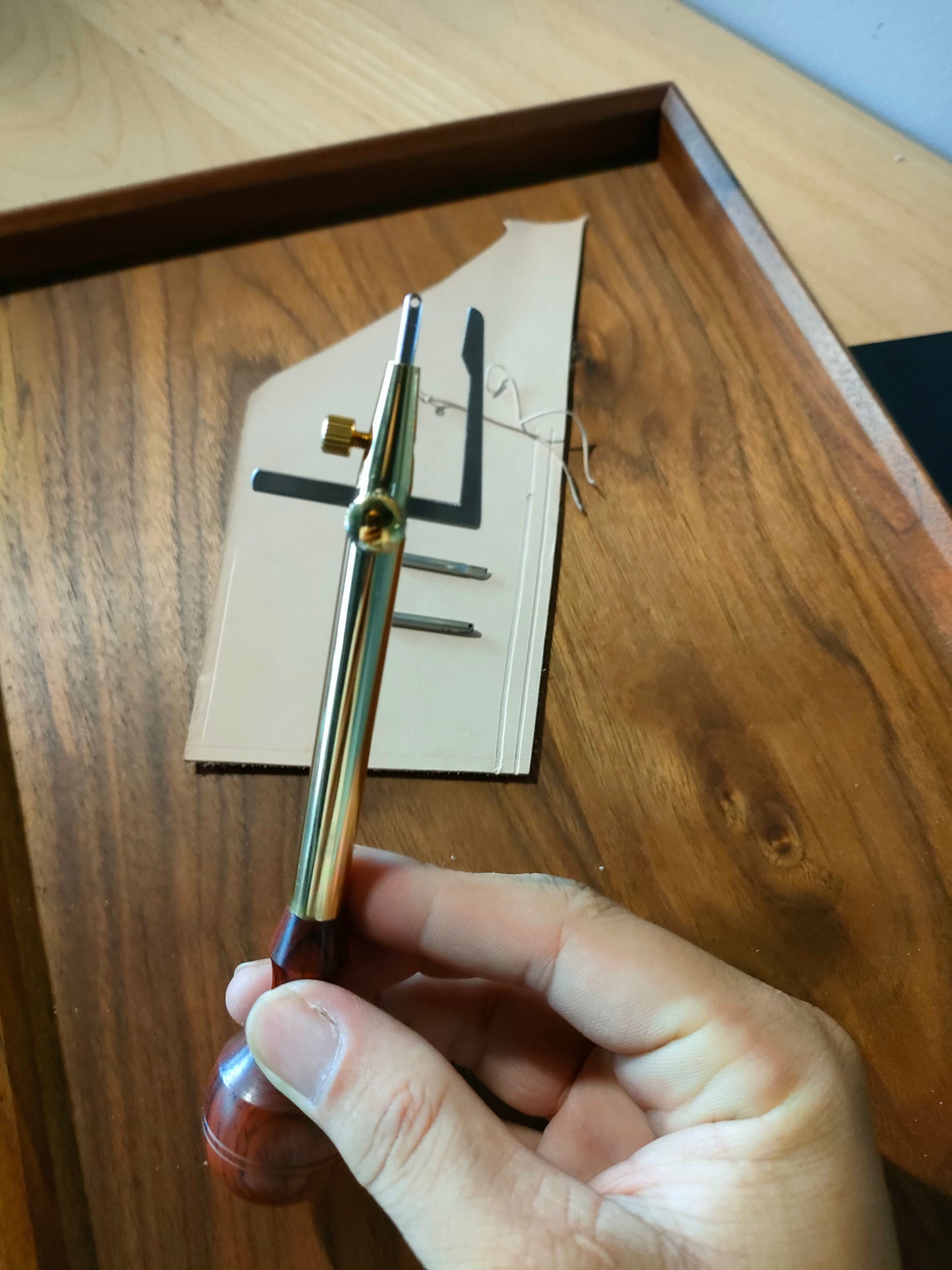 Premium brass stitiching groover