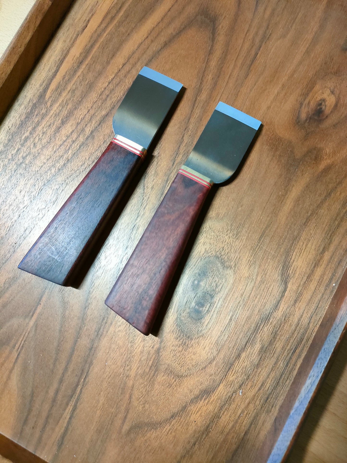 KL Rosewood Skiving / Cutting Knife (Japanese Style)