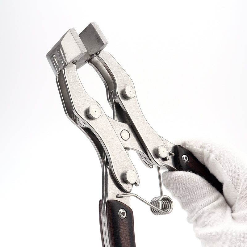 Leather edge glue plier