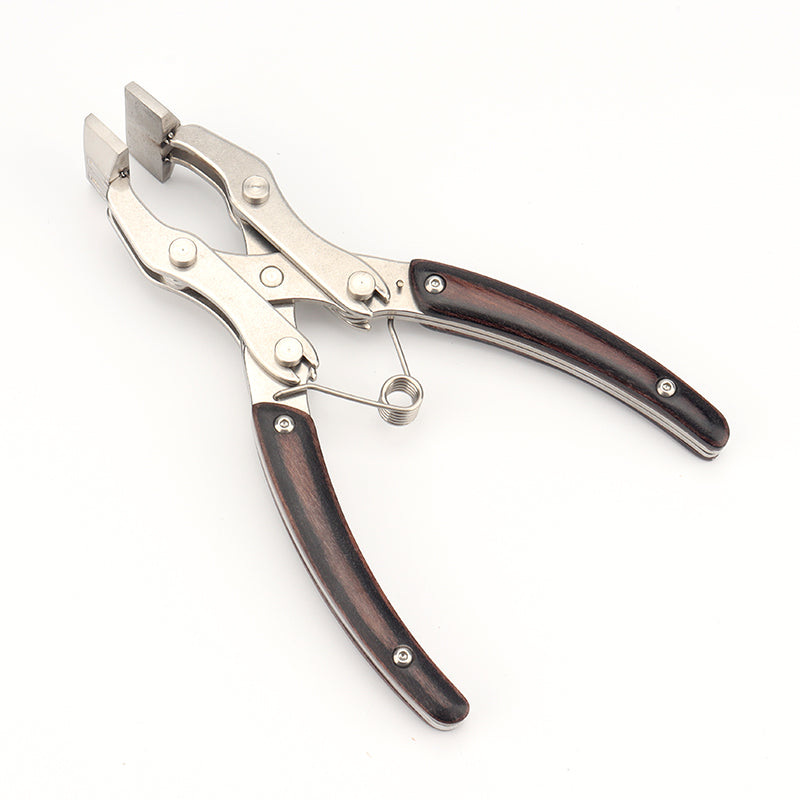 Leather edge glue plier