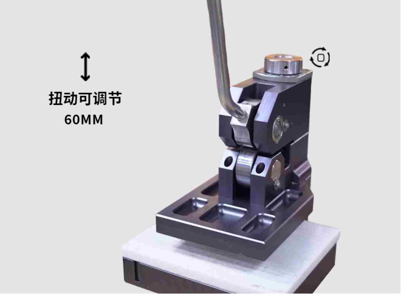 Heavy duty click press machine for leather dies
