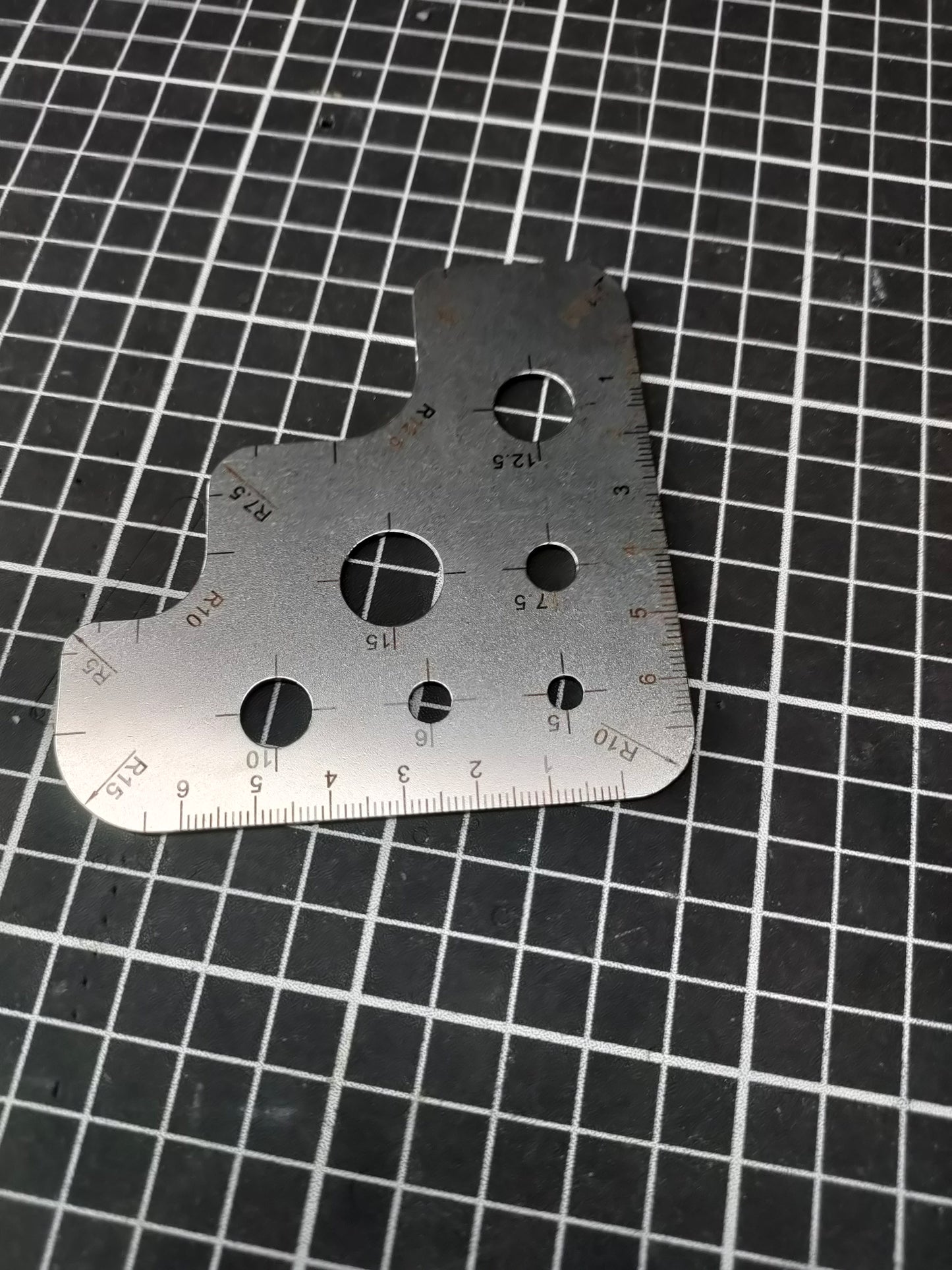 stainless steel Radius ruler – Kevin Leather Tools