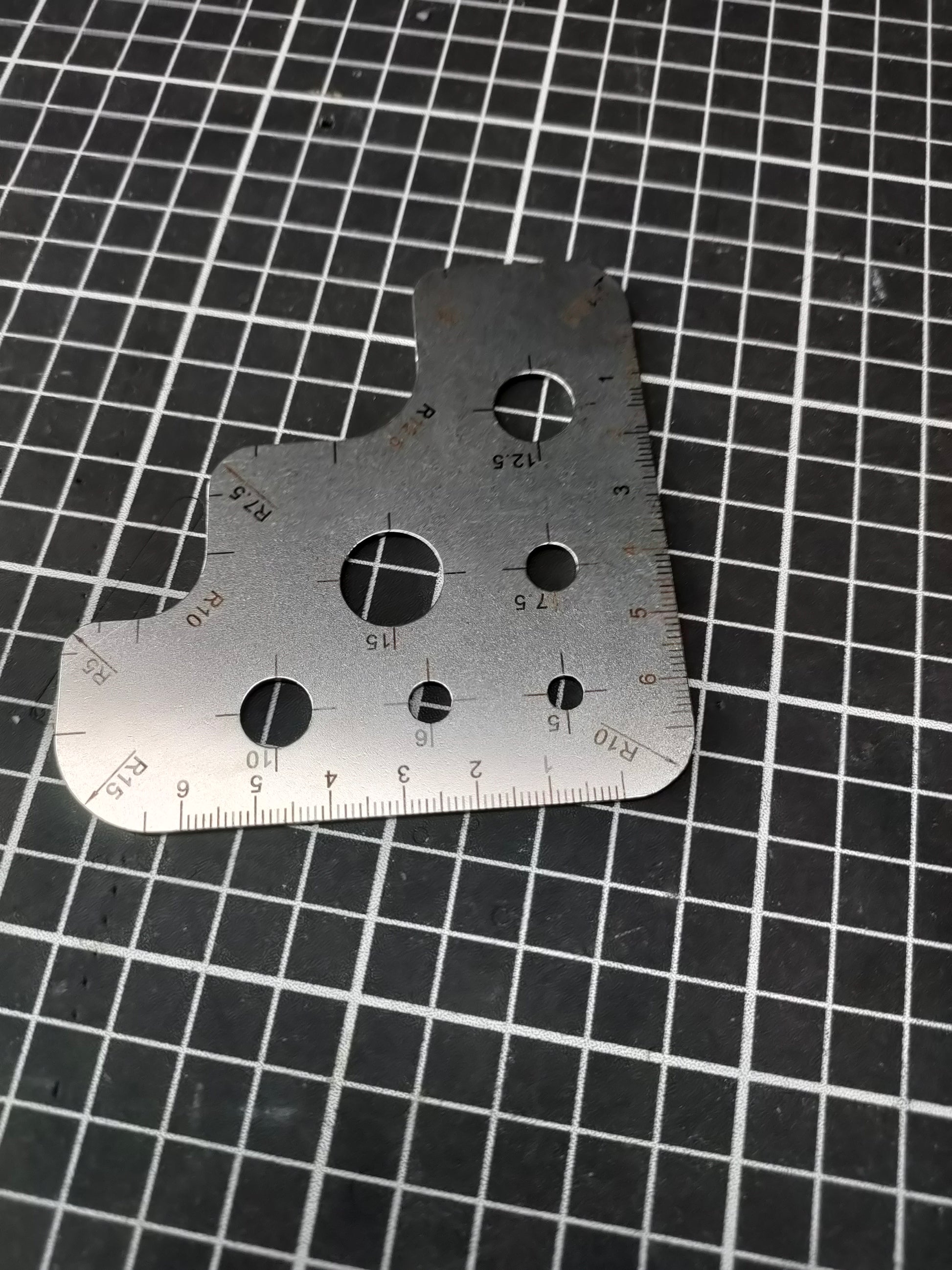 stainless steel Radius ruler – Kevin Leather Tools