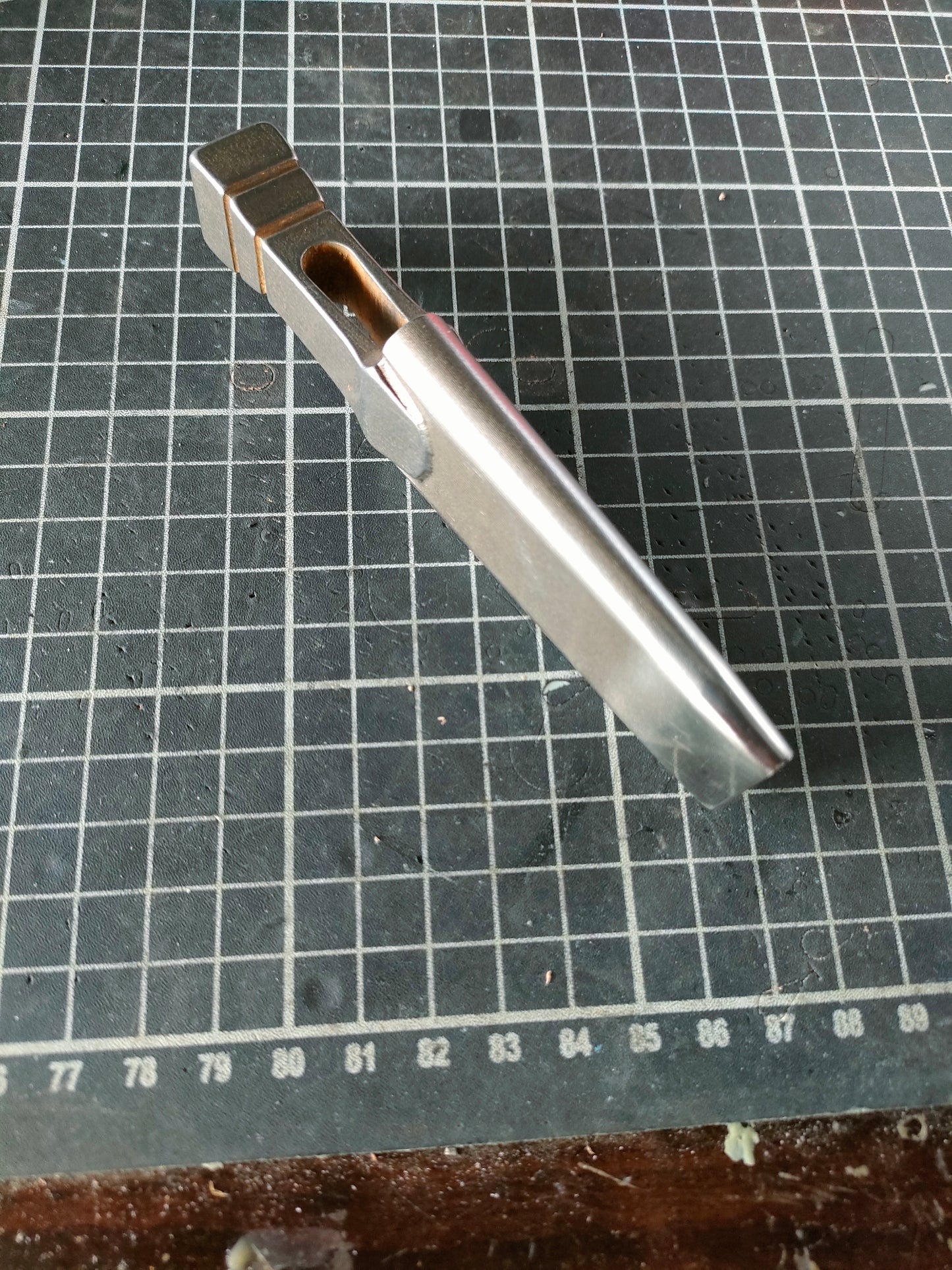Custom oblong punches (sword handle)
