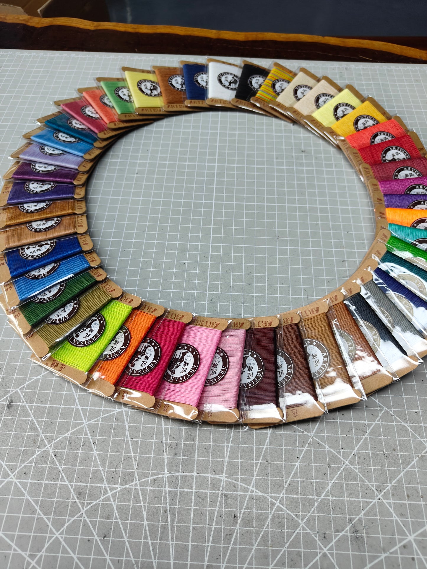 Small piece wax thread