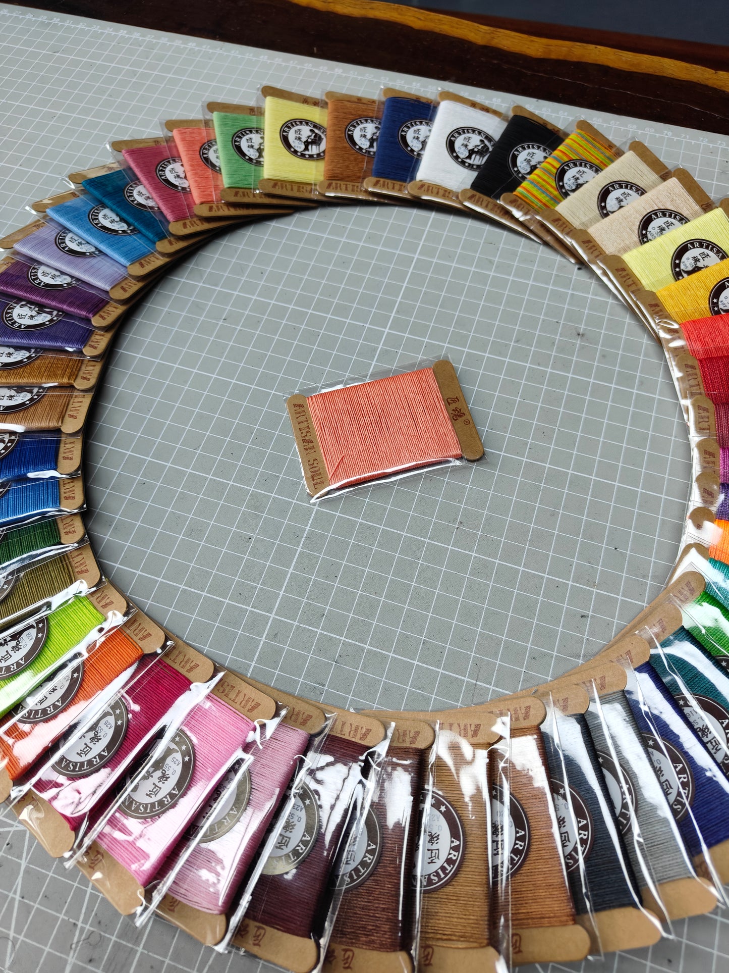 Small piece wax thread