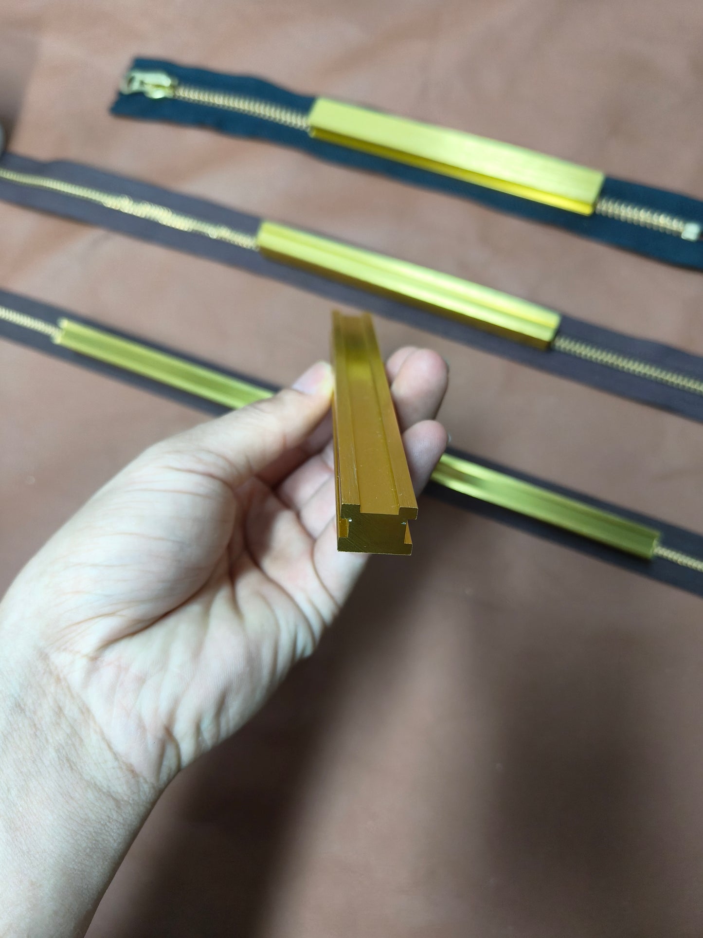 KL aluminum zipper guide for YKK