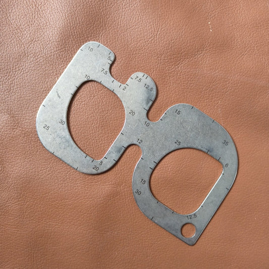 304 Stainless Steel Radius Pattern & Cutting Guide
