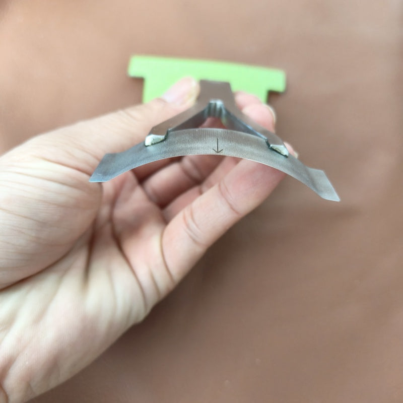 custom made curve card slot punch