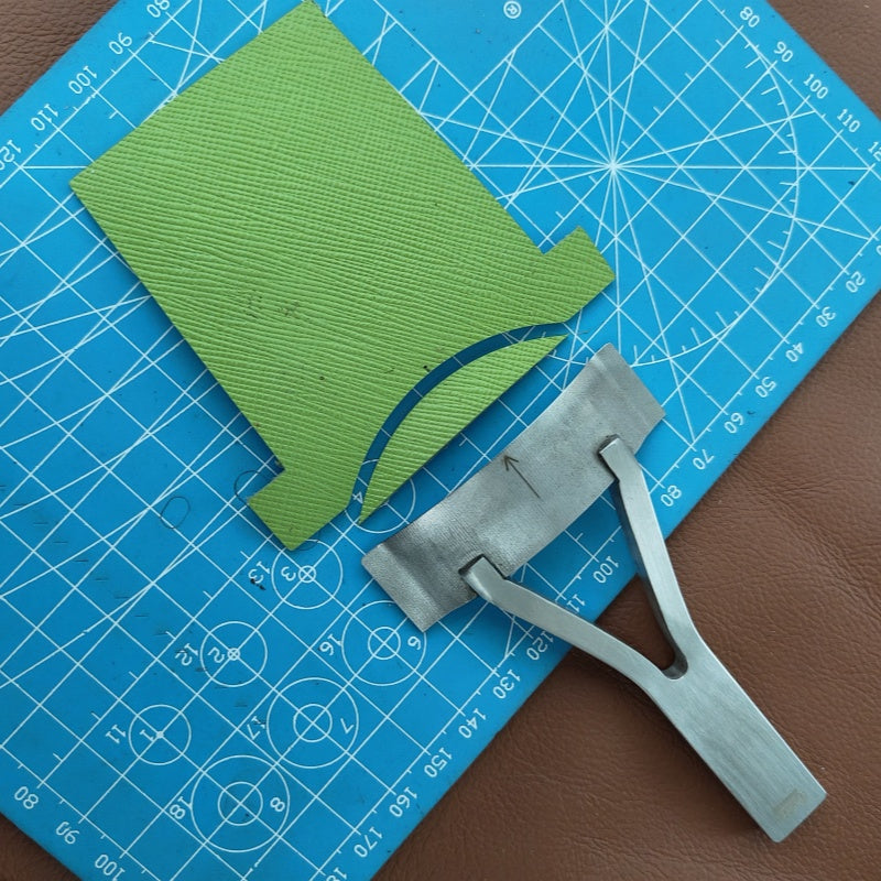 custom made curve card slot punch