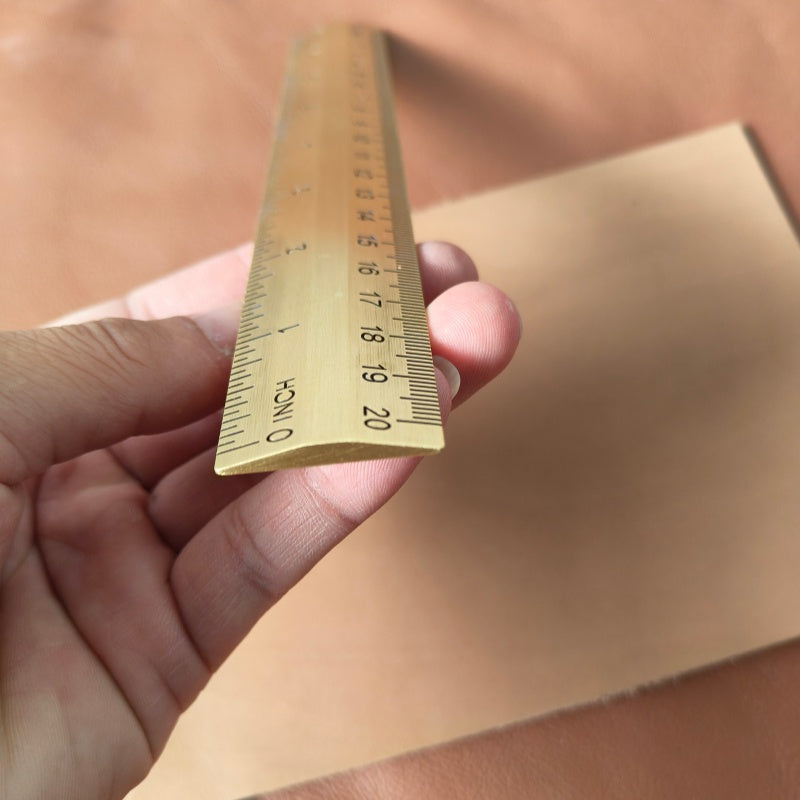 Brass ruler with Inch and CM
