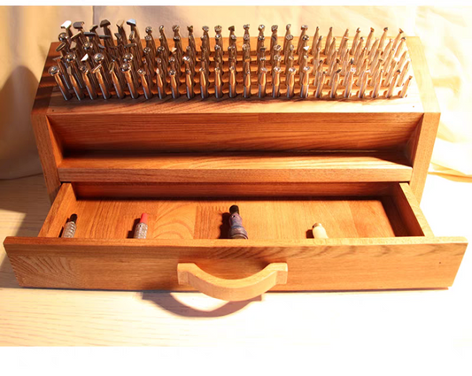 KL leather carving stamps rack(125 holes)