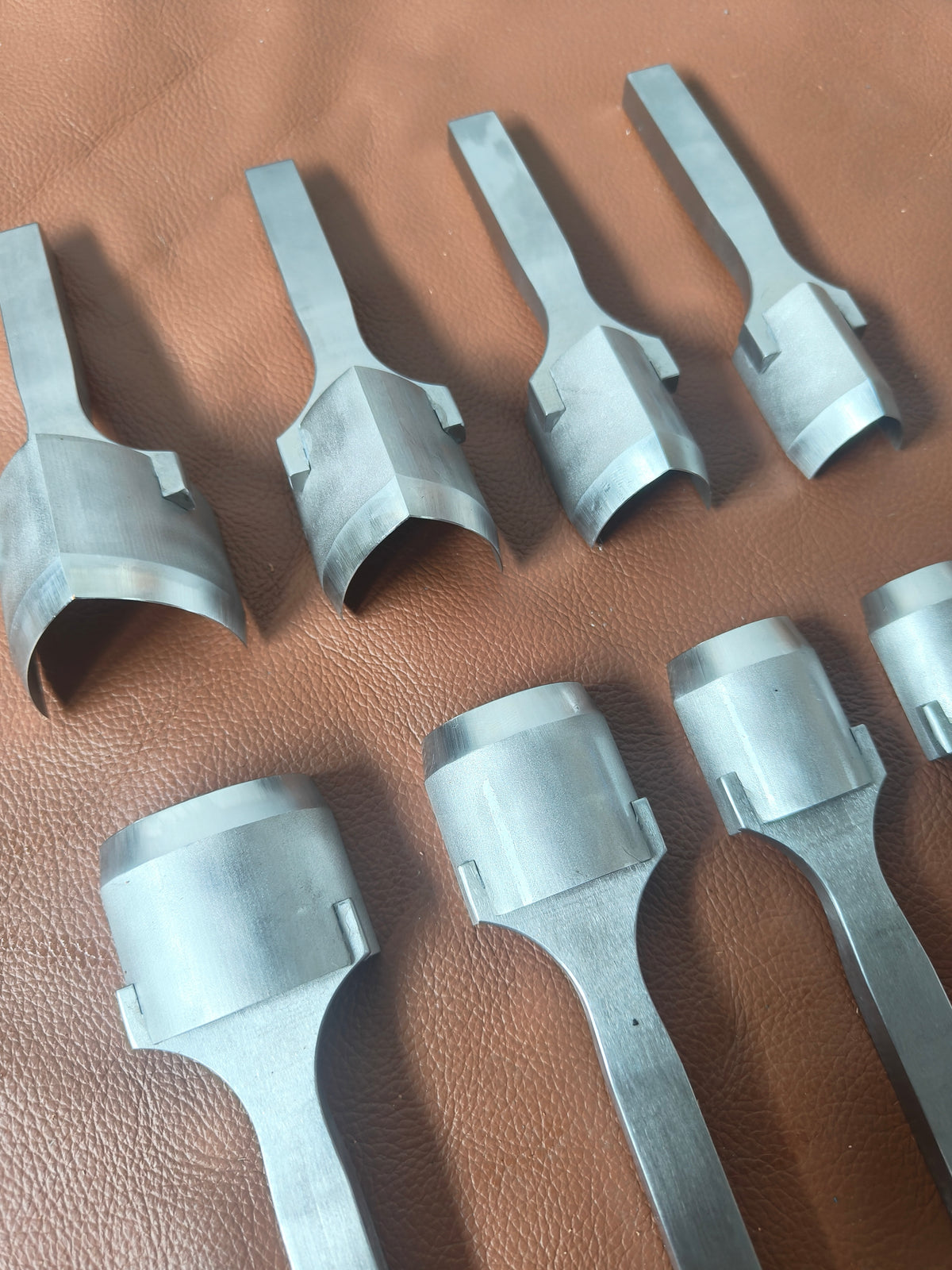 KL Half round punch and V punch belt strap punch