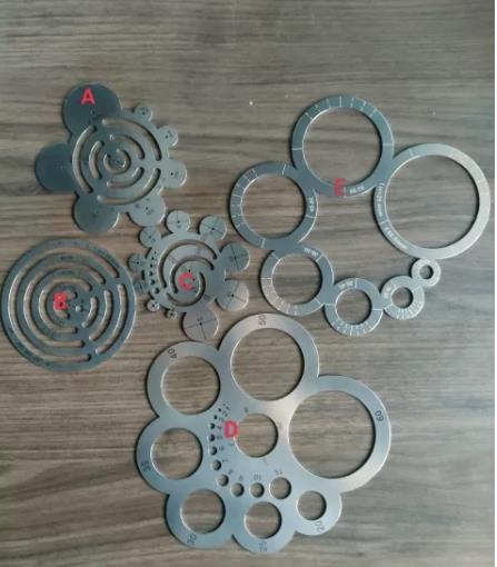 Metal Pattern Kit KL stainless steel radius pattern kits – Kevin Leather Tools
