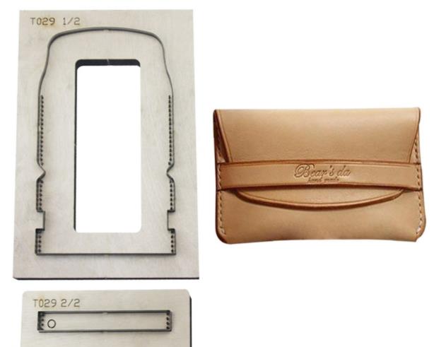 Simple card holder die