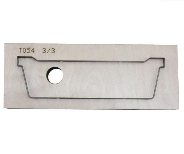 Simple long wallet card die