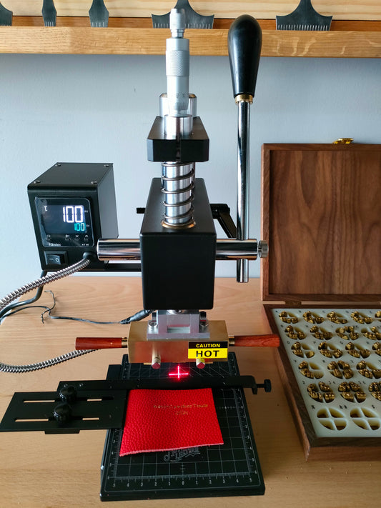 Gold foil stamp machine