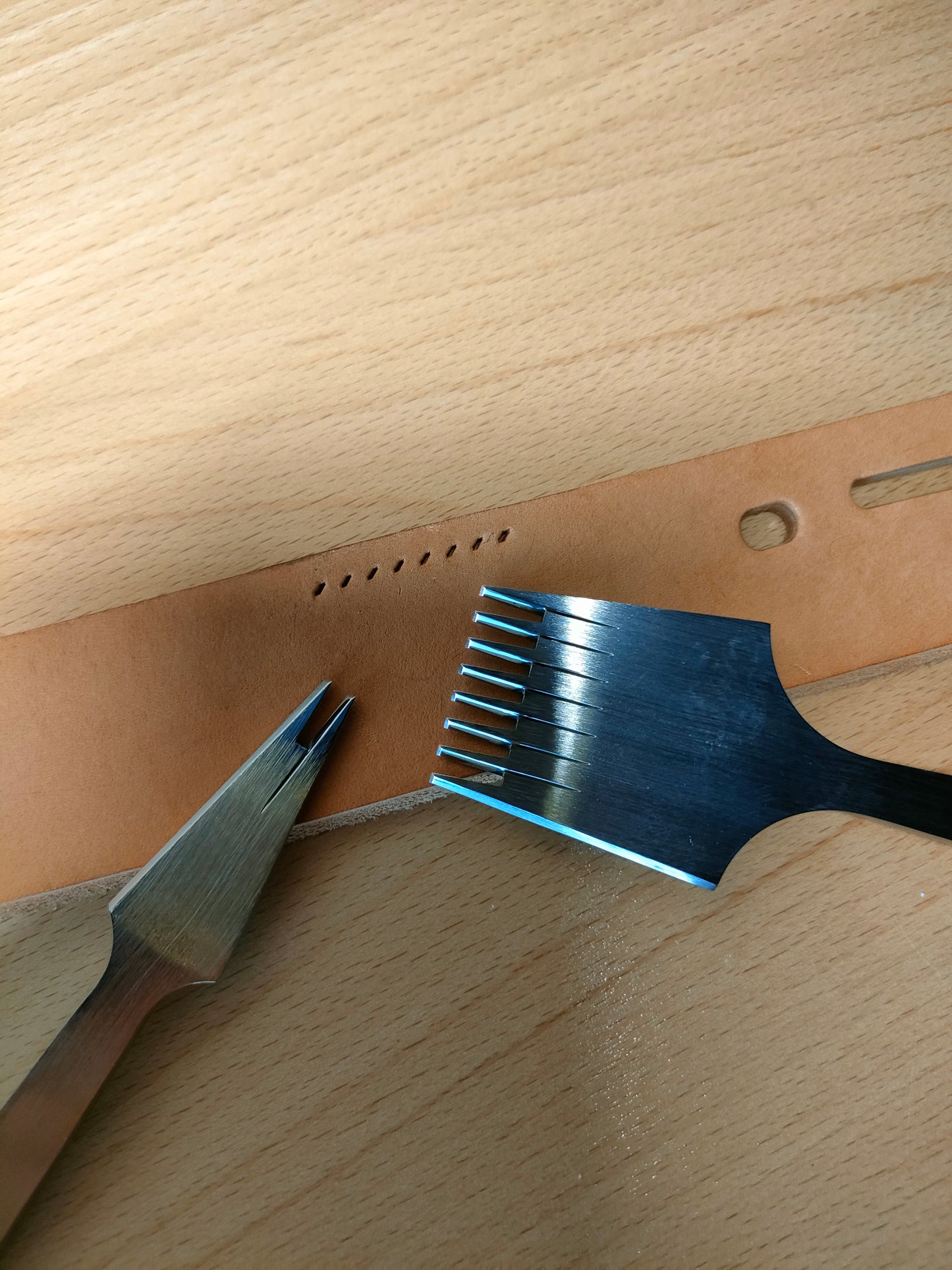 KL Straight Handle Pricking Iron (French Style)