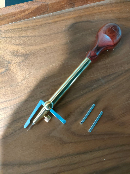 Premium brass stitiching groover