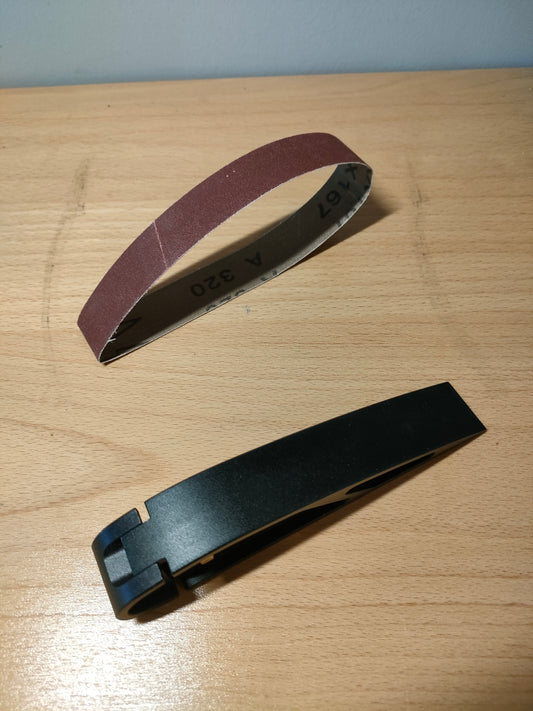 Adjustable aluminum alloy sanding block