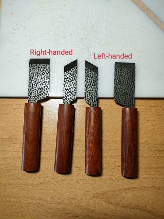Japanese Style Forged Cutting / Skiving Knife