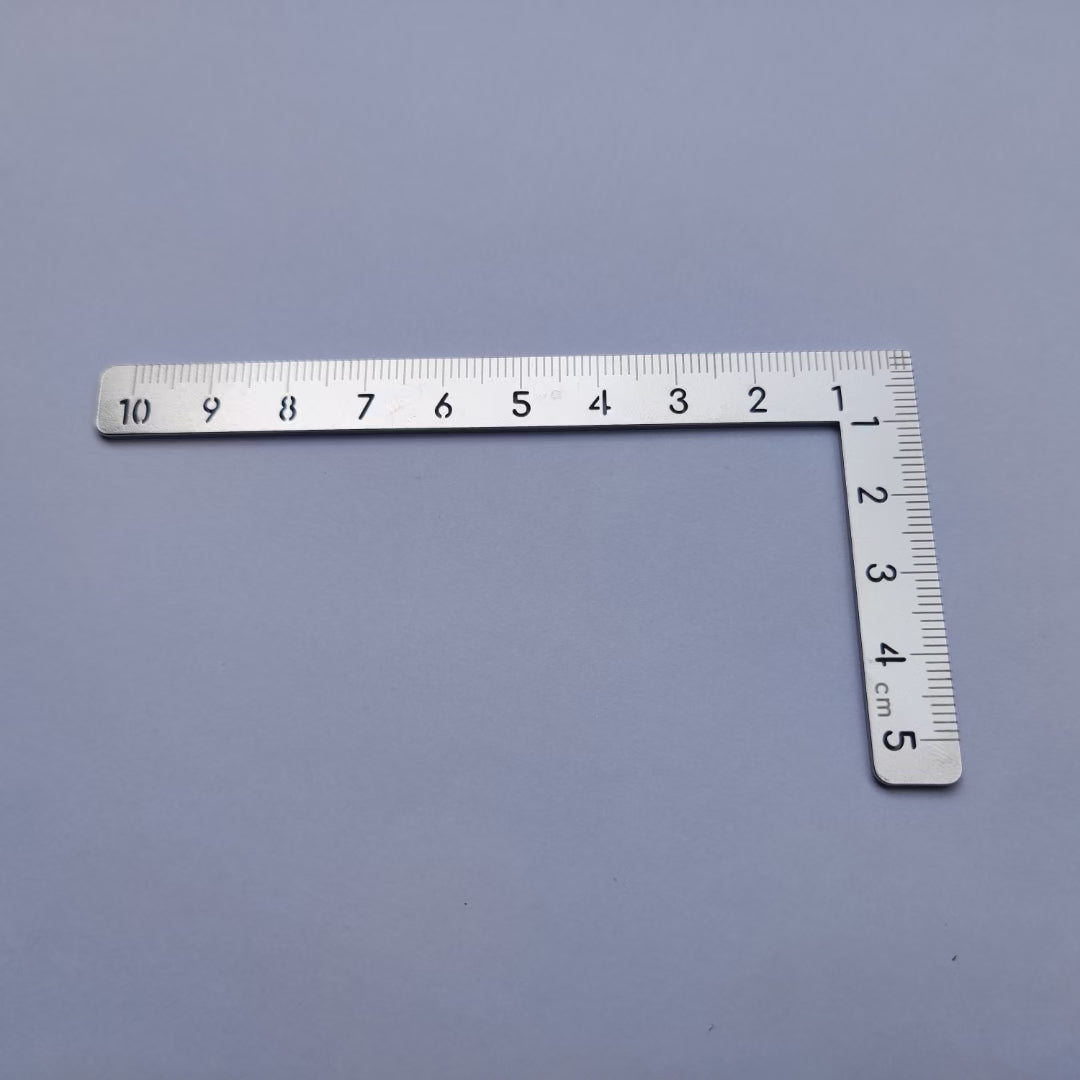 Stainless steel corner ruler